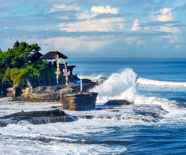Tanah Lot Temple in Bali Island Indonesia.